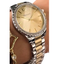 Ferrucci Rosegold Çelik Şık Kadın Kol Saat Ve Şık Bileklik (Altın)