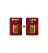 Nadir Gold 24 Ayar 10 Gram Külçe Altın (2 Adet 5 Gram Külçe Altın )