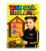 Renk Şekil Kodlama Seti (Cırt Cırtlı) – 3-9 Yaş
