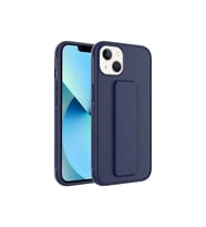 Apple iPhone 14 Plus Uyumlu Kılıf Zore Qstand Kapak (Lacivert)