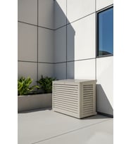 Klima Motoru/Dış Ünite Gizleme/Koruma Kafesi XS 7000 BTU - 9000 BTU 86X44X65(H) Alüminyum Açılı Condor