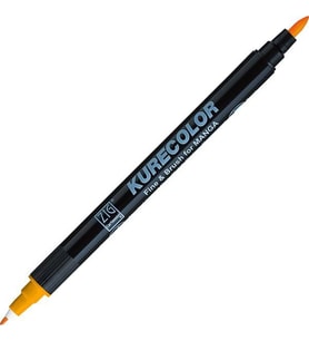 Zig Kurecolor Fine & Brush for MANGA Marker Çizim Kalemi 366 Dull Blue 