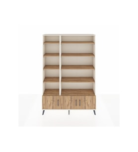 Arges Gardrop 10 Raflı 3 Kapaklı 132x30x195 Aytaşı-Çam