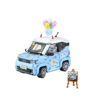 Lz-1131 Loz Balon Arabasi Mavi̇ 875 Parça Block Oyuncak