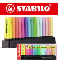 STABİLO BOSS ORİGİNAL 15Lİ SET