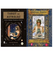 Tarot 2'li Set: Tarot ve Astroloji - Sihirbaz Tarotu / Corrine Kenner - Mona Kitap