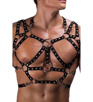 Mulvxbrf Brf02 Erkek Lastik Göğüs Harness - Brfm191 (Mulvix)