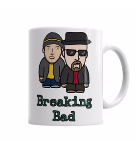 Walter White e Jesse Pinkman Kupa Bardak Porselen