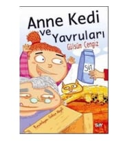 Anne Kedi ve Yavruları  (Renkli Resimli Büyük Boy)