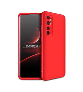 Xiaomi Mi Note 10 Lite Kılıf Zore Ays Full Koruma Kılıf (Kırmızı)