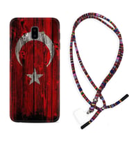 Samsung J6 Plus J7 Prime J7 Pro M20 Kılıf Boyun Asklı Rasta Silikon Şanlı Türk Bayrağı 2 1317