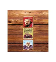 Can Yücel Üçlü Retro Ahşap Poster