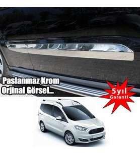 Ford Courier Yan Kapı Çıtası Kromu Nikelajı 2014 Sonrası