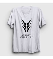 Presmono Unisex Beyaz Logo Orbit Culture T-Shirt 454151tt (Beyaz)