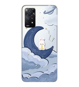 Redmi Note 12 Pro 4G Uyumlu Sevimli Ayıcık Desenli Şeffaf Telefon Kılıfı