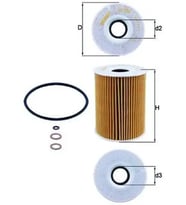 MAHLE OX254D3 Yag Filtresi 11427837997