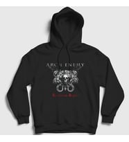 Presmono Unisex Siyah Revolution Arch Enemy Kapüşonlu Sweatshirt 11721tt