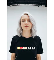 Kişiye Özel Şehir Plaka İsim Taraftar Renkleri Baskılı Unisex T-shirt/Tişört - TÜM YAŞ GRUPLARI (Siyah)