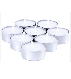 Tealight Kokulu Mum Yasemin Kokulu Mum 8 li (Beyaz)