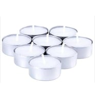 Tealight Kokulu Mum Yasemin Kokulu Mum 8 li (Beyaz)