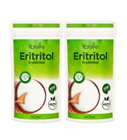 Fibrelle 1 Kg Eritritol 2 paket. Keto / Ketojenik / Vegan diyete uygundur.