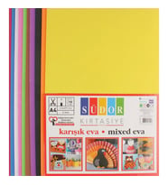 SÜDOR SK02 EVA 20X30 CM 2 MM 10'LU KARIŞIK RENK