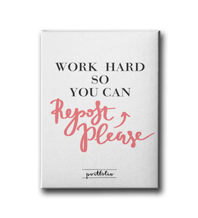 Work Hard So You Can  Canvas Tablo MİND619