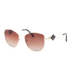 Fratelli Rossetti D3425-C2 55 Polarize Kadın Güneş Gözlüğü (Altın)