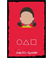 Hbb Squid Game Tasarım Ahşap Tablo