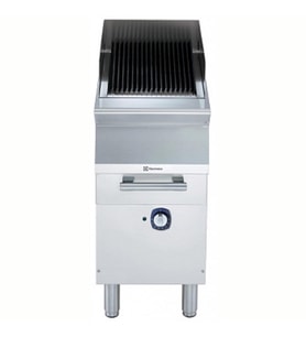 Electrolux Professional Elektrikli Barbekü-grill, Çift Taraflı Döküm Izgaralı (et İçin Yivli, Balık-sebze İçin Düz), Alt Standlı - 400 Mm E9GREDGCFU