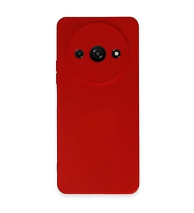 Xiaomi Redmi A3 4g Kılıf Nano İçi Kadife Silikon - Kırmızı
