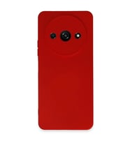 Xiaomi Redmi A3 4g Kılıf Nano İçi Kadife Silikon - Kırmızı