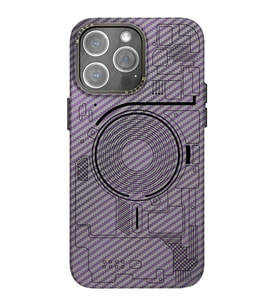 MN6 Iphone 14 Pro Koruma Kılıfı.Metal Kamera Koruma Çerçeveli Kılıf.iphone 14 Pro Özel Tasarımlı Kılıf,Kablosuz Şarj Destekli Kilif (Mor)