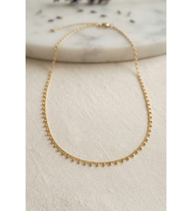 Gold Renk Topçcuk Model 60 cm Kadın Kolye