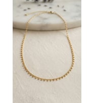 Gold Renk Topçcuk Model 60 cm Kadın Kolye