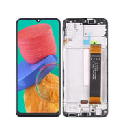 Samsung Galaxy M33 5G M336b ile Uyumlu Oled Ekran Dokunmatik Çıtalı (Siyah)