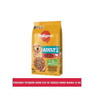 Pedigree Sığır Etli Ve Sebzeli Yetişkin Köpek Mama 12 Kg