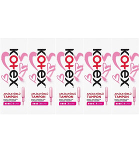 Kotex Aplikatörlü Tampon Süper 40 Lı Set (5PK*8)