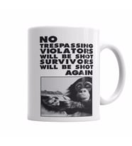 MACACO ATIRADOR  BRANCA Kupa Bardak Porselen