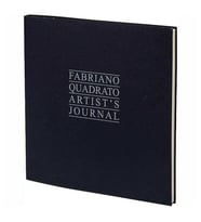 Fabriano Quadrato Artist's Journal Yazı ve Çizim Defteri 90 gr. 23x23 cm. 96 yp. 4 Renk Kağıt Siyah Kapak 