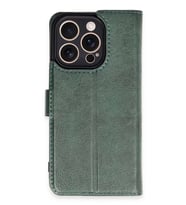 iPhone 16 Pro Kılıf Trend S Plus Kapaklı Kılıf - Yeşil