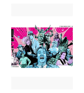 F This Movie Fest 2020 Poster Tablo Ahşap Poster Dekoratif