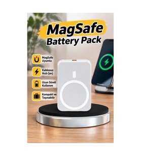 MagSafe Battery Pack – 15 W Kablosuz ve 27 W Lightning Şarjlı Kompakt Güç Bankası