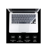 15.6 İnç Laptop İçin Premium Şeffaf Silikon Klavye Koruyucu