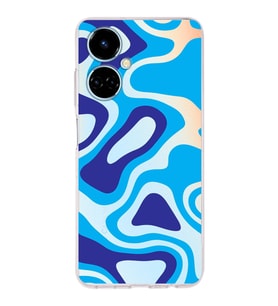 PrintiFy Tecno Camon 19 Uyumlu Kamera Korumalı Renkli Desen Tasarımlı Şeffaf Silikon Kılıf