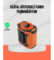 Usb Şarjlı Güçlü Hız Ayarlı El Ve Bel Fanı