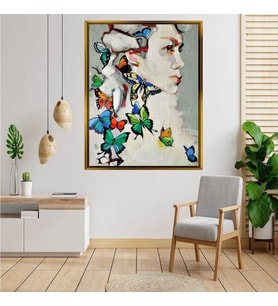 Altın  Çerçeveli tablo n741