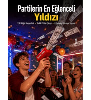 Partiler ve Sosyal Medya İçerikleri İçin Etkili Kâğıt Atma Oyuncağı Yeni Nesil