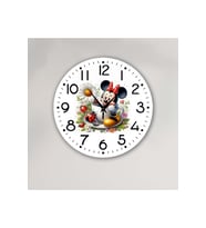 bilge Tasarım Çocuk odası Duvar Saati 30 x 30 CM (Çok Renkli)