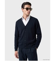 LCWAIKIKI Classic Lacivert Regular Fit V Yaka Erkek Triko Hırka
